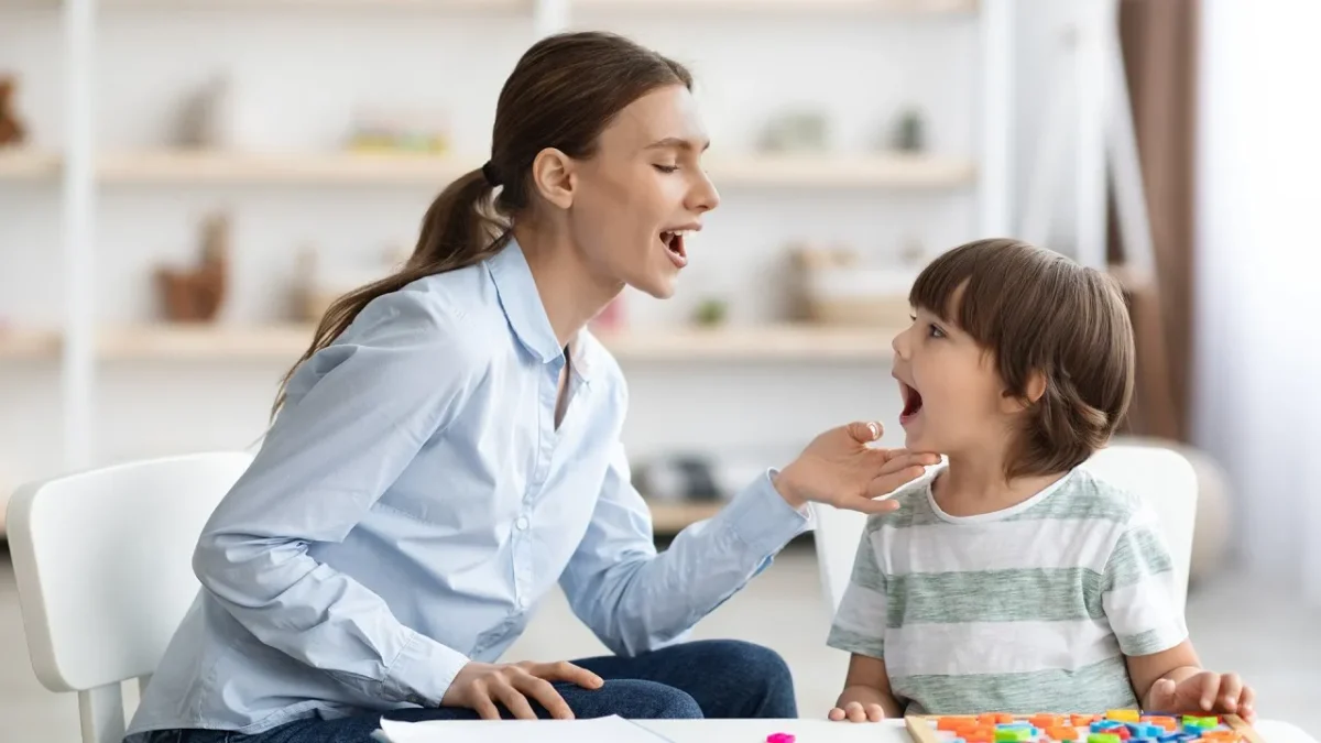 درمان تاخیر در گفتار کودکان