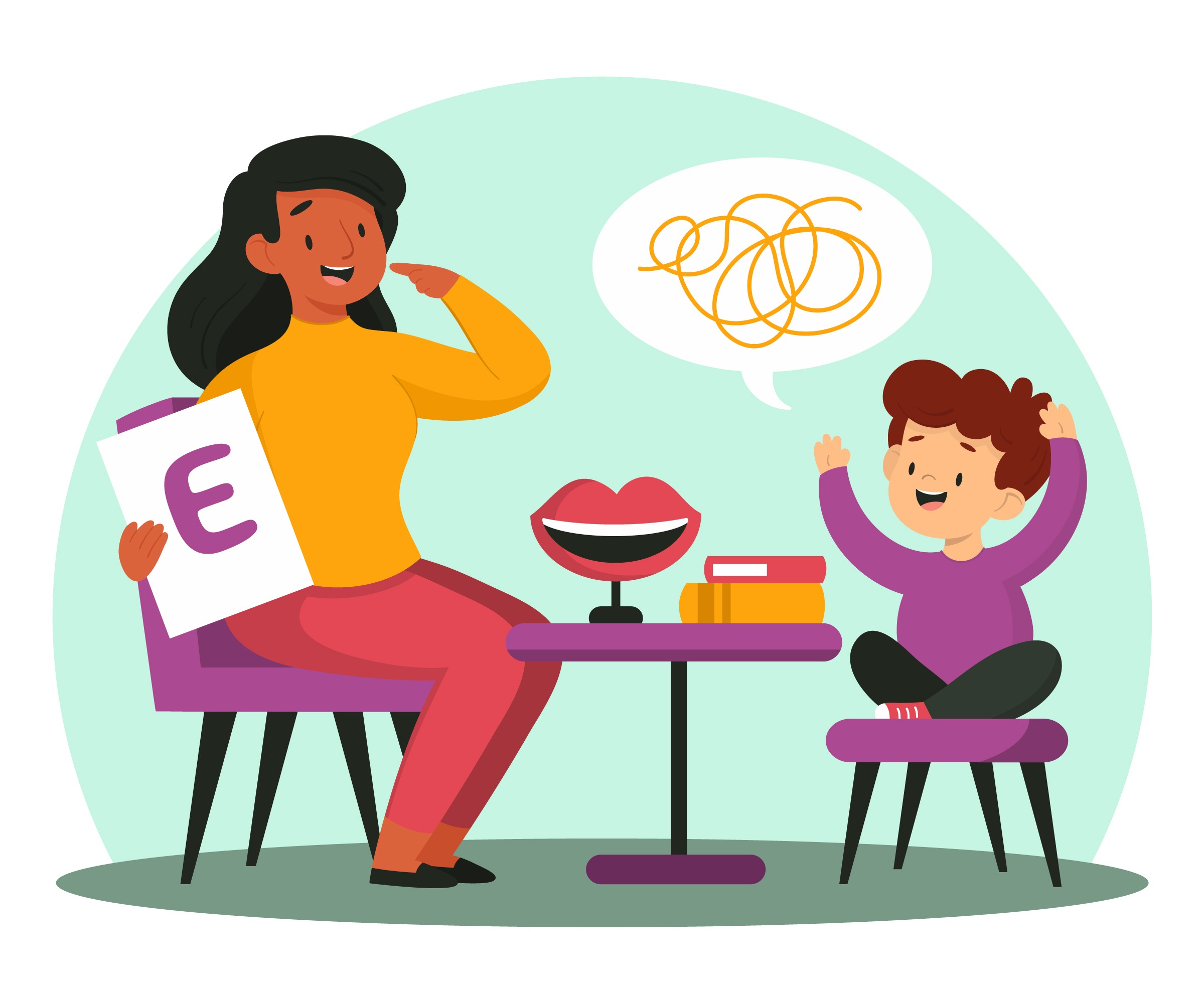 نقش تصویرسازی و کارت های آموزشی در گفتار درمانی